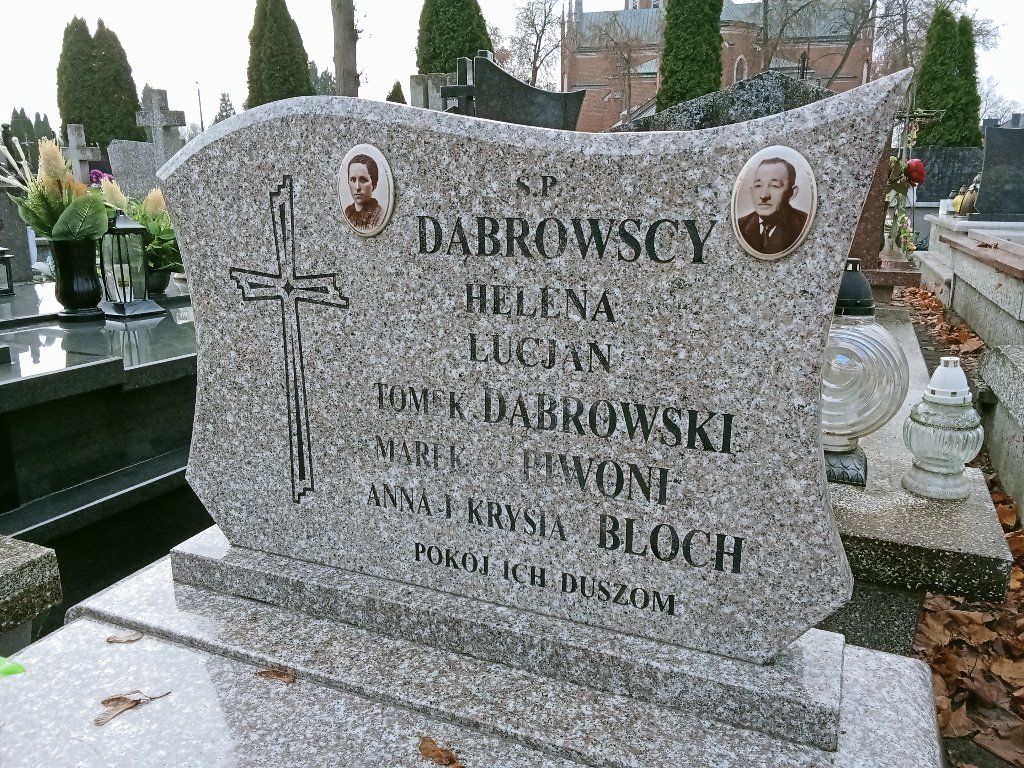 Grób Krystyna Bloch