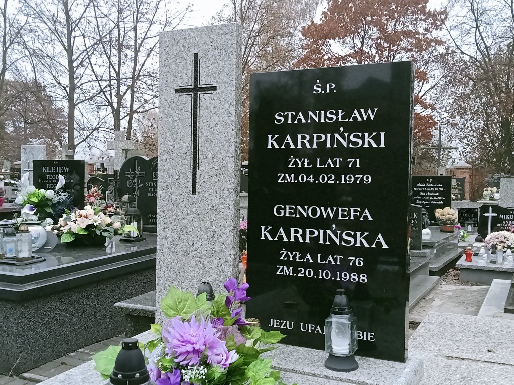 Grób Stanisław Karpiński