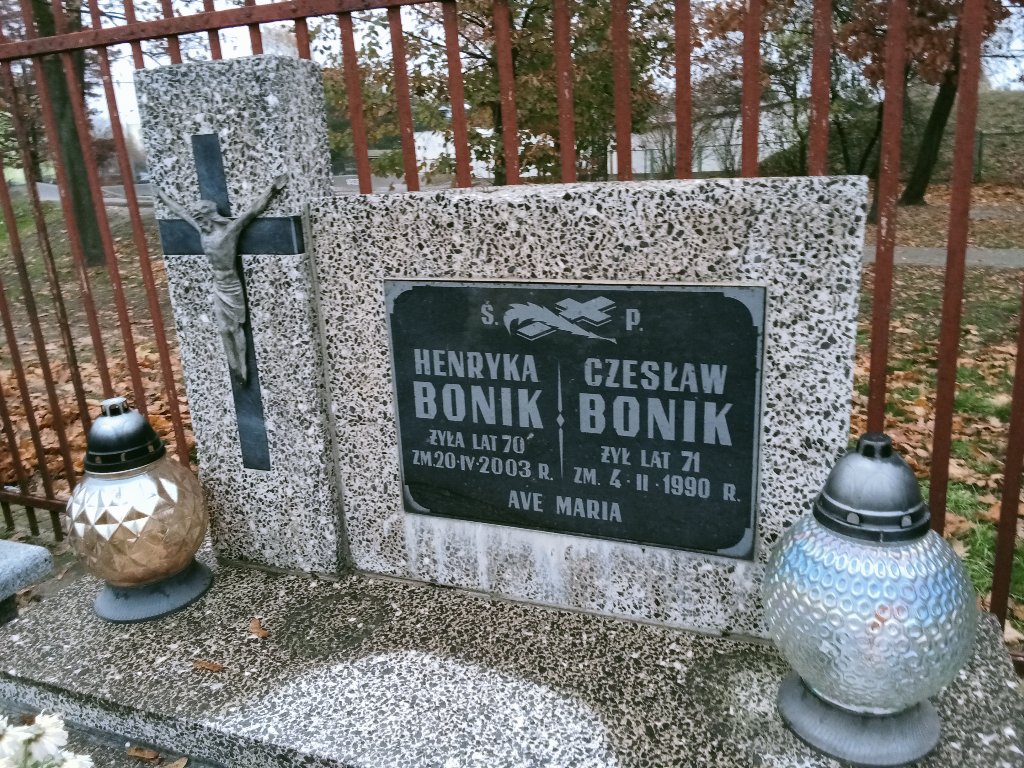 Grób Czesław Bonik