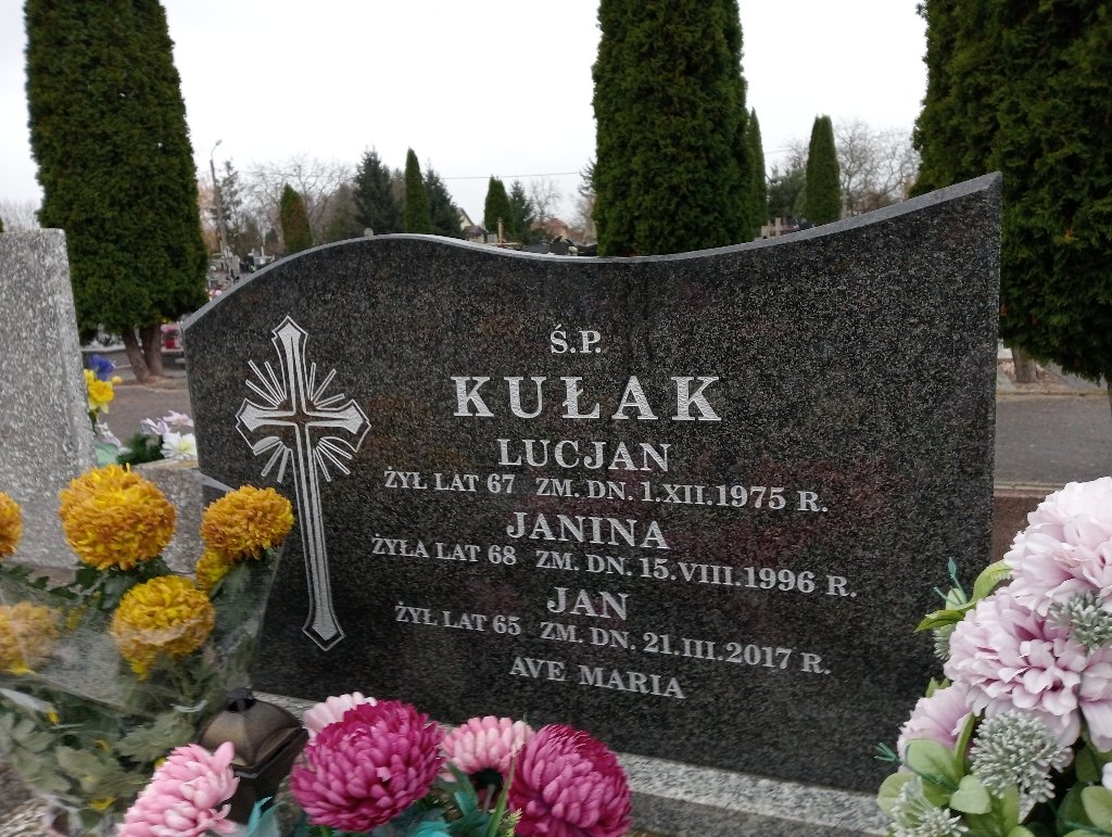 Grób Jan Kułak
