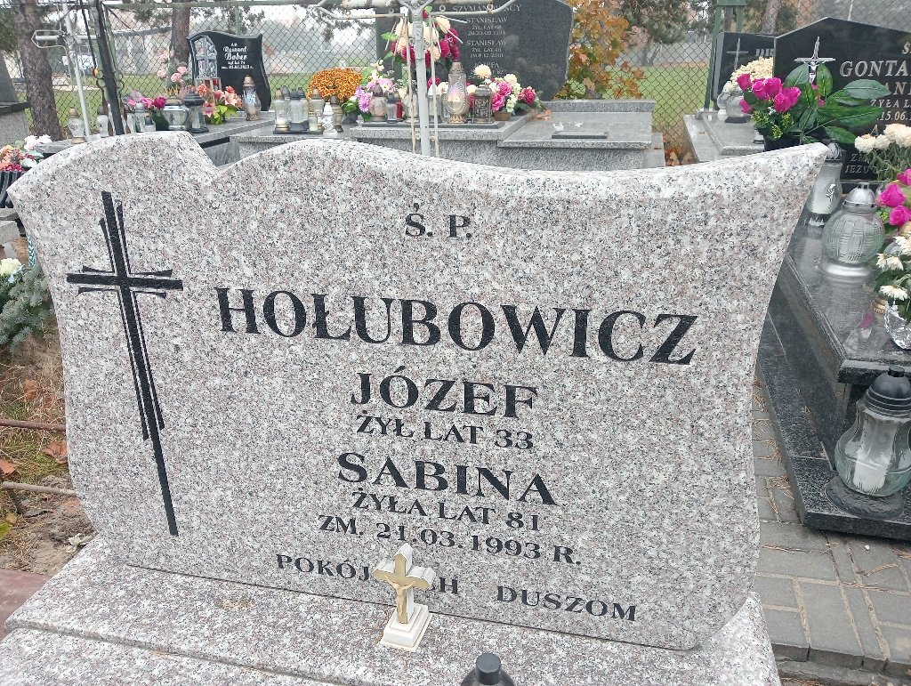 Grób Sabina Hołubowicz