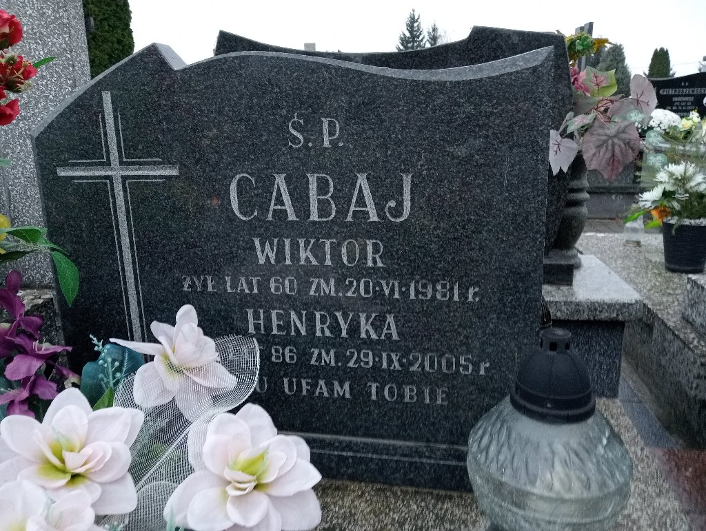 Grób Wiktor Cabaj