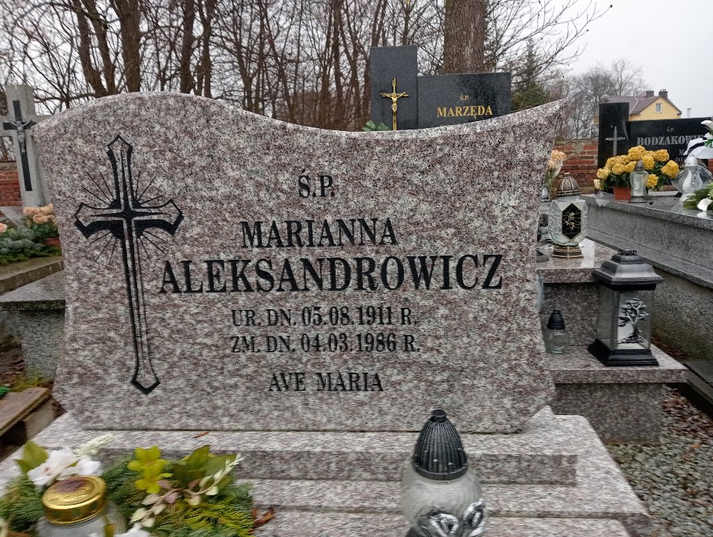 Grób Marianna Aleksandrowicz