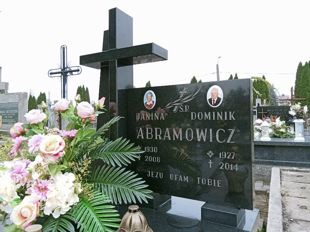Grób Dominik Abramowicz