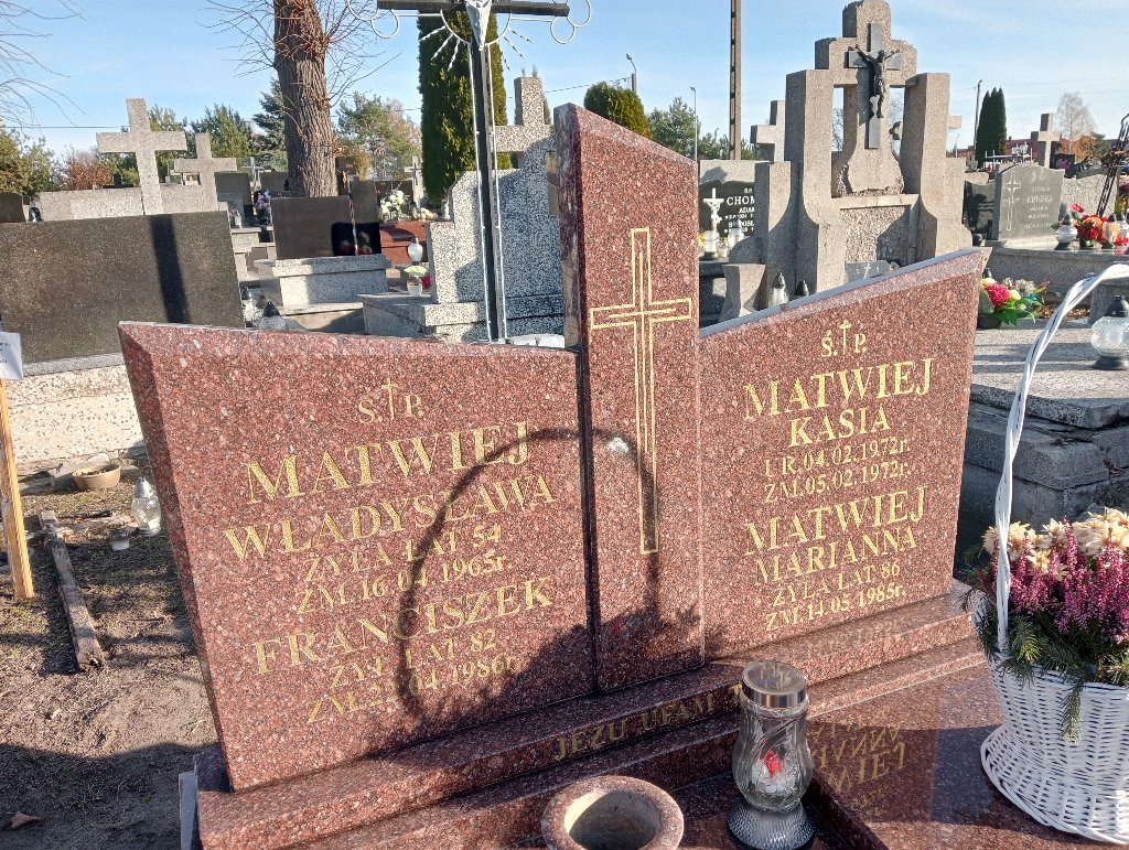 Grób Katarzyna Matwiej