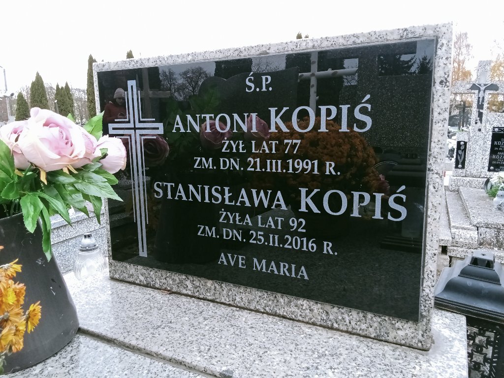 Grób Antoni Kopiś