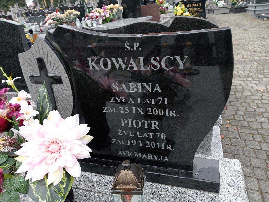 Grób Sabina Kowalska