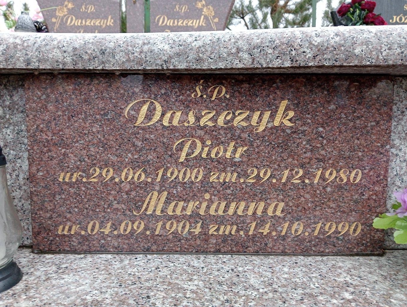 Grób Jacek Daszczyk