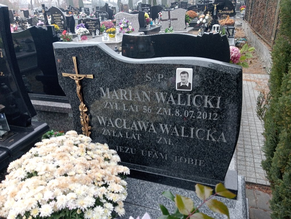 Grób Marian Walicki