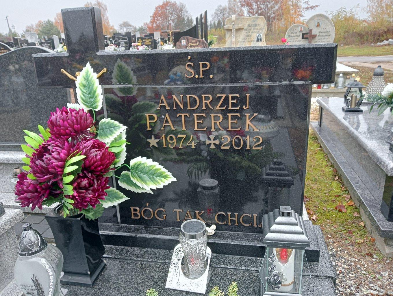 Grób Andrzej Paterek