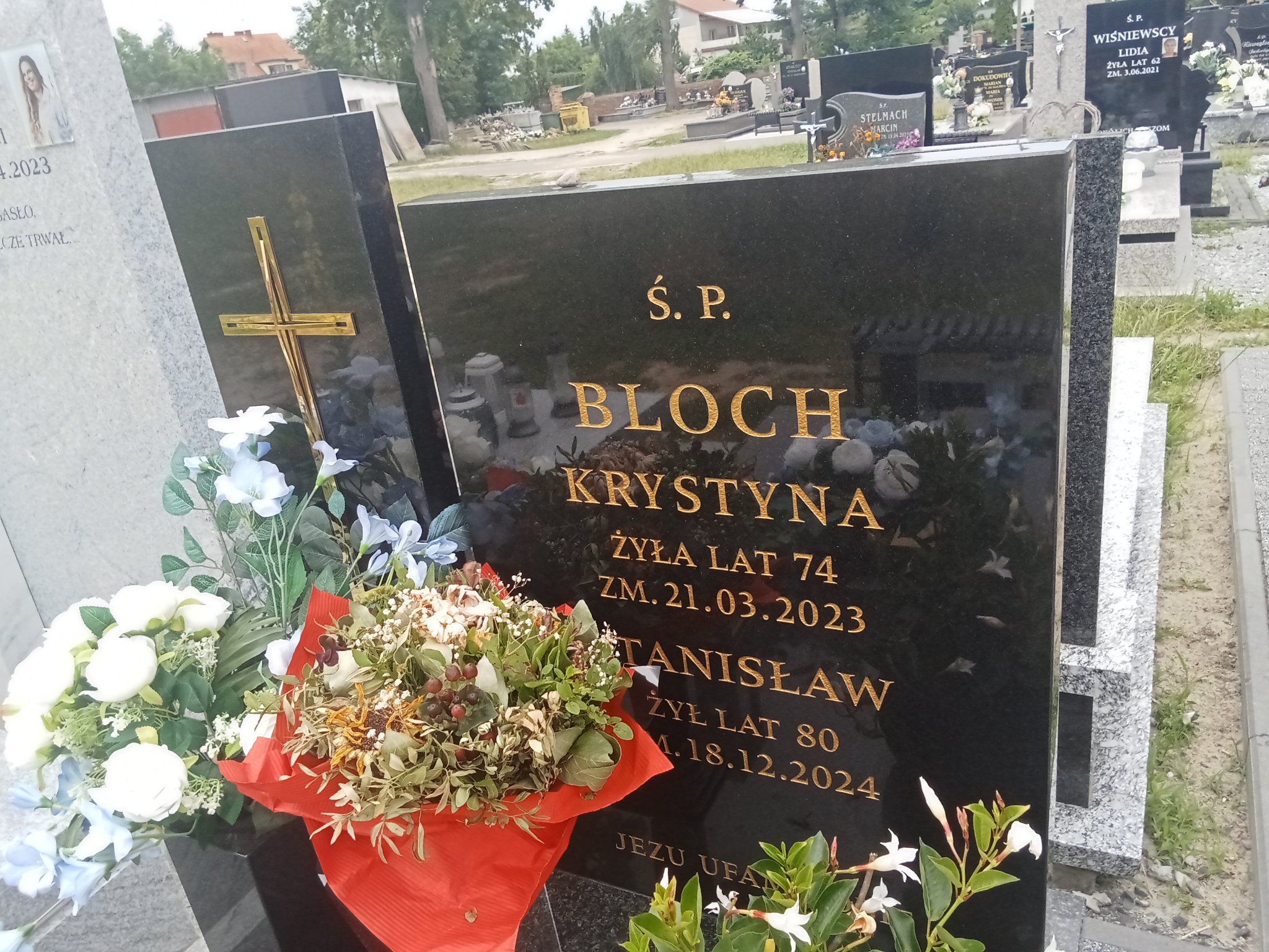 Grób Krystyna Bloch